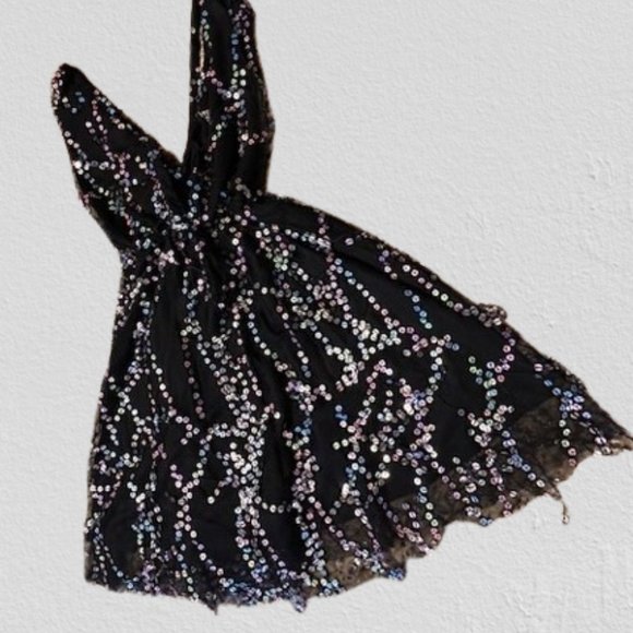 Sequin Cocktail Mini Dress - Picture 2 of 13